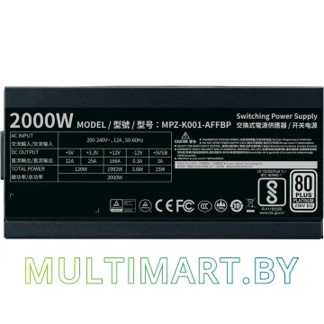 Блок питания Cooler Master M2000 Platinum (MPZ-K001-AFFBP-EU) картинка 3